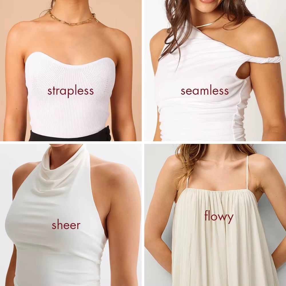 Reusable Invisible Nipple Pasties with Nipple Protection Cover and Community Patent Certification