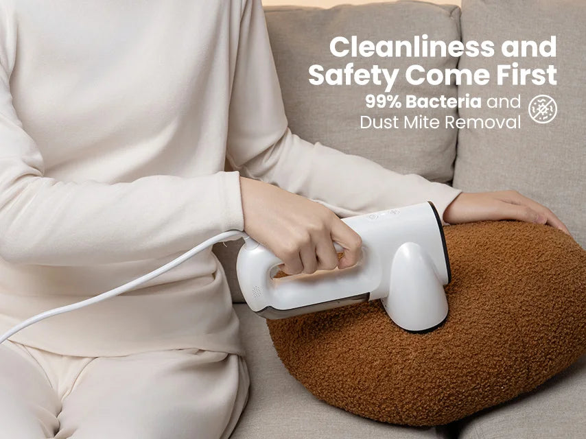 Self-Suction Vacuum Steamer Iron for Clothes & Mite Removal