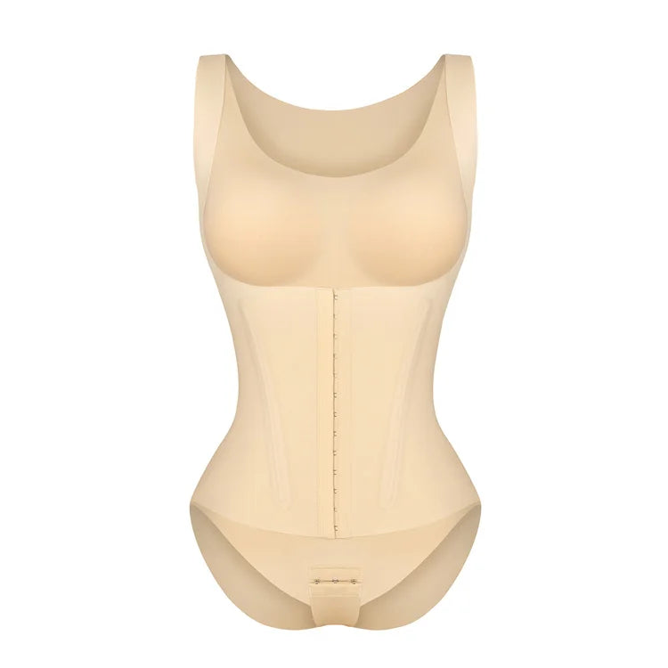 Hexin Plus Size 3-in-1 Waist Trainer Bra Shapewear with Tummy Control and Padding for Women