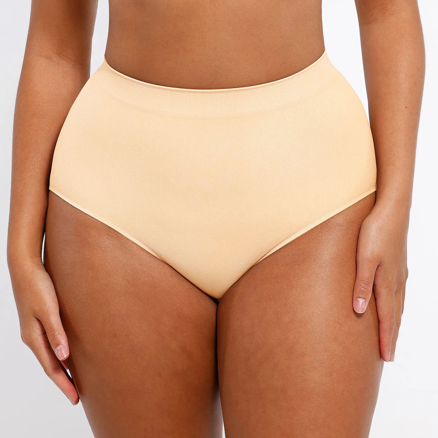 HEXIN High Waist Seamless Shapewear Panties for Enhanced Curves and Lifted Silhouette