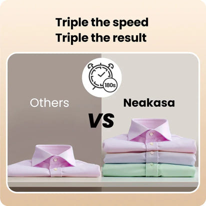 Self-Suction Vacuum Steamer Iron for Clothes & Mite Removal