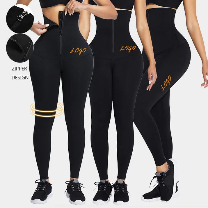 HEXIN New Pattern Compression High Waist Corset Leggings Tight Shapers Custom Waist Trainer Body Shaper