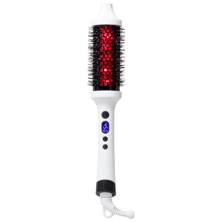 Heated Ionic Bristles Straightening Smoothing Volumizing Infrared Thermal round Brush