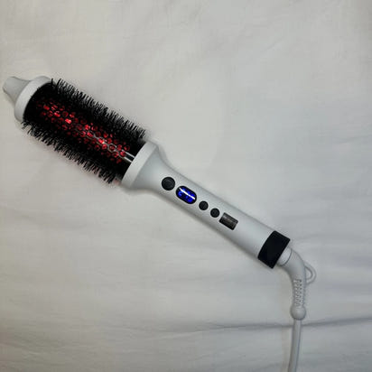Heated Ionic Bristles Straightening Smoothing Volumizing Infrared Thermal round Brush