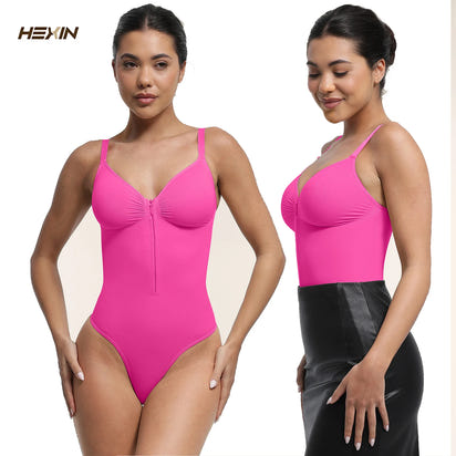 Hexin One Piece Sexy High Compression Colombianas Reductoras Shorts Girdles Tummy Control Bodysuit for Women
