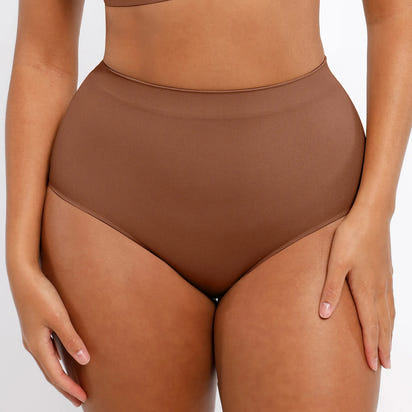 HEXIN High Waist Seamless Shapewear Panties for Enhanced Curves and Lifted Silhouette