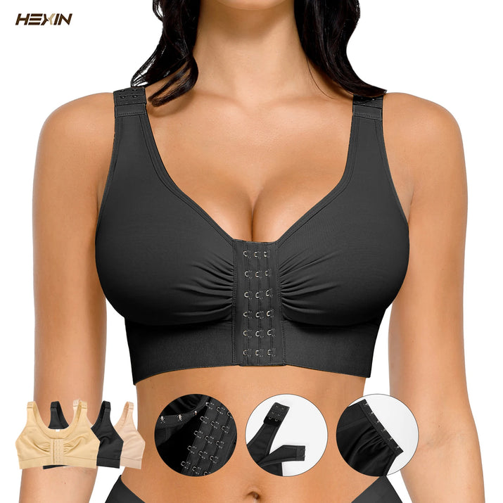 Hexin Wholesale Plus Size Seamless Columbia Body Shaper Bra for Women - Push-Up Shapewear