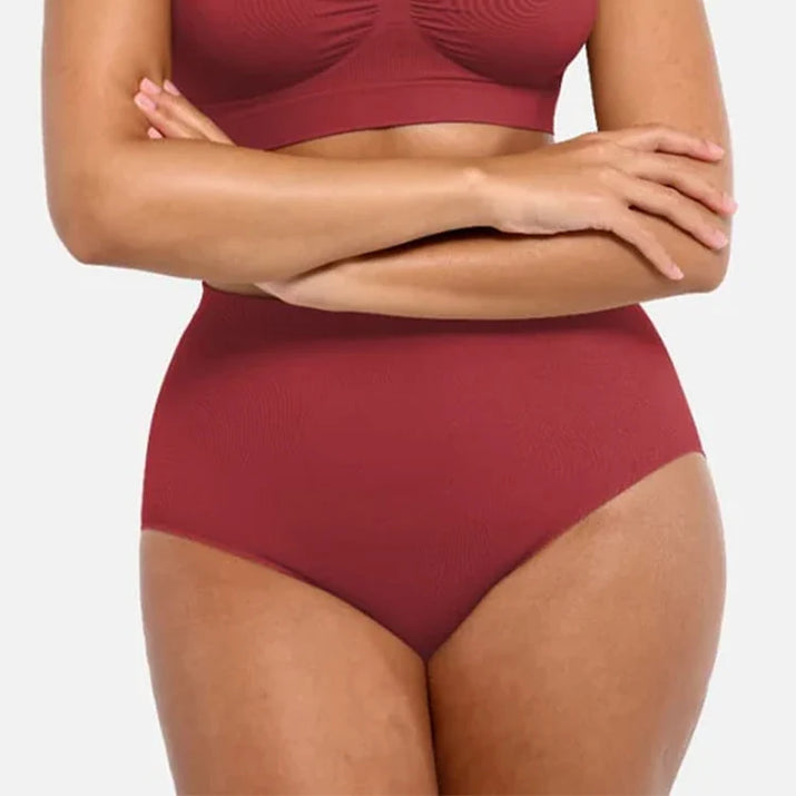 HEXIN High Waist Seamless Shapewear Panties for Enhanced Curves and Lifted Silhouette