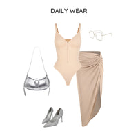 Hexin One Piece Sexy High Compression Colombianas Reductoras Shorts Girdles Tummy Control Bodysuit for Women