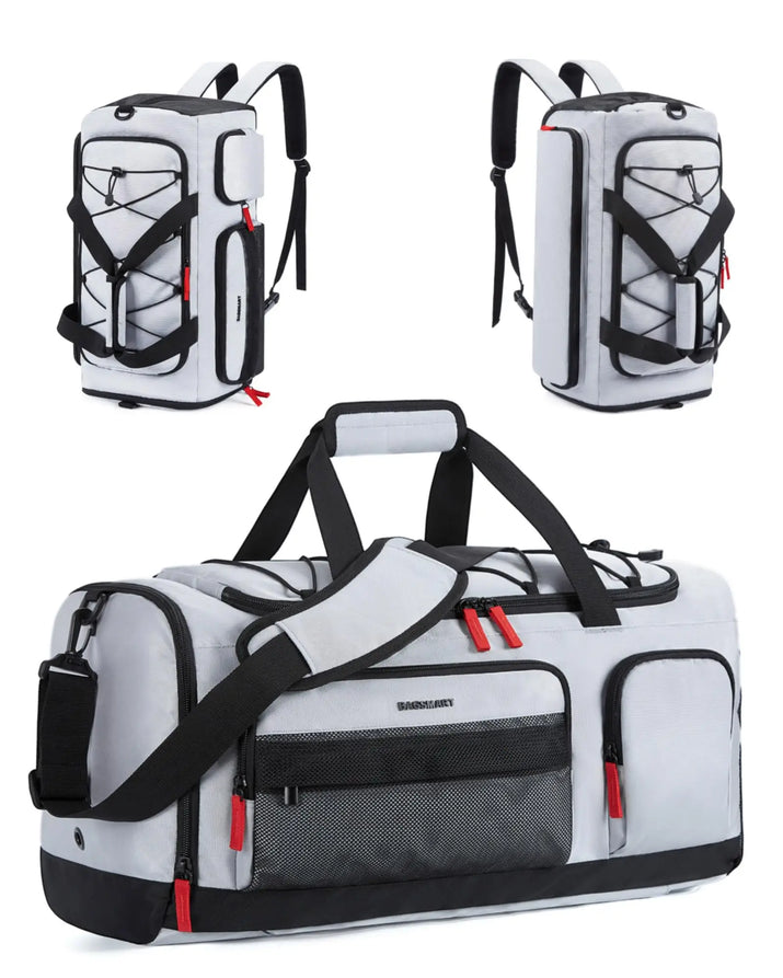 Gym Bag for Women & Men 35L Sports Travel Duffel Bag with Shoe Compartment Custom Gym Backpack
