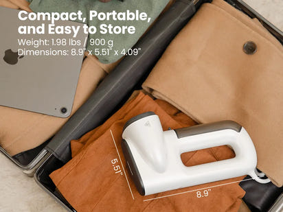 Self-Suction Vacuum Steamer Iron for Clothes & Mite Removal