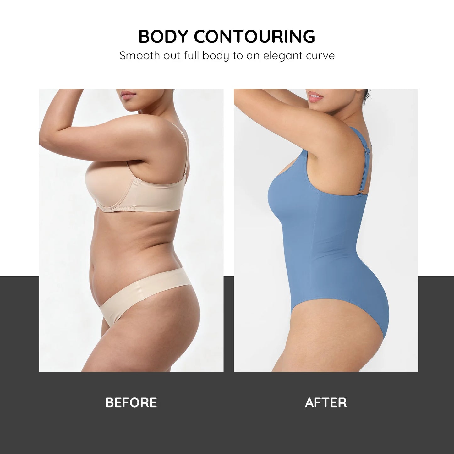 2025 Wholesale Swimwear Women'S Body Shaper plus Size Tummy Control Push up Backless Bikini Panty for Women