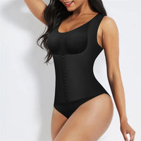 Hexin Plus Size 3-in-1 Waist Trainer Bra Shapewear with Tummy Control and Padding for Women
