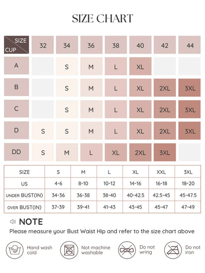 Hexin Wholesale Plus Size Seamless Columbia Body Shaper Bra for Women - Push-Up Shapewear