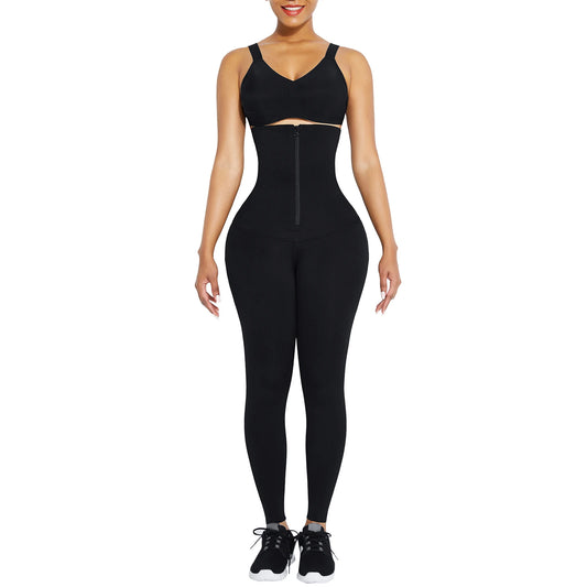 HEXIN New Pattern Compression High Waist Corset Leggings Tight Shapers Custom Waist Trainer Body Shaper
