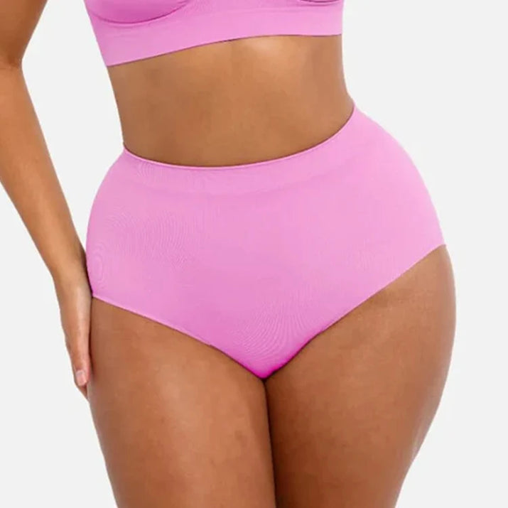 HEXIN High Waist Seamless Shapewear Panties for Enhanced Curves and Lifted Silhouette