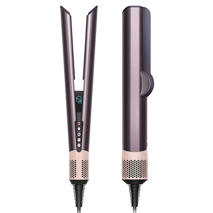 2025 New Hot Selling 1-Step Air Styling Hair Straightener Electric Dryer and Wet Styler Dual 2-In-1 Hair Iron with LED Display