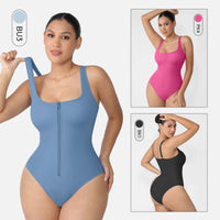 2025 Wholesale Swimwear Women'S Body Shaper plus Size Tummy Control Push up Backless Bikini Panty for Women