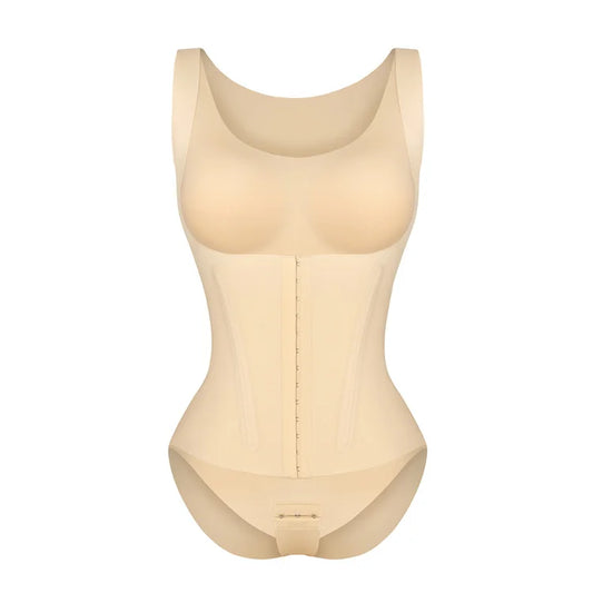 Hexin Plus Size 3-in-1 Waist Trainer Bra Shapewear with Tummy Control and Padding for Women