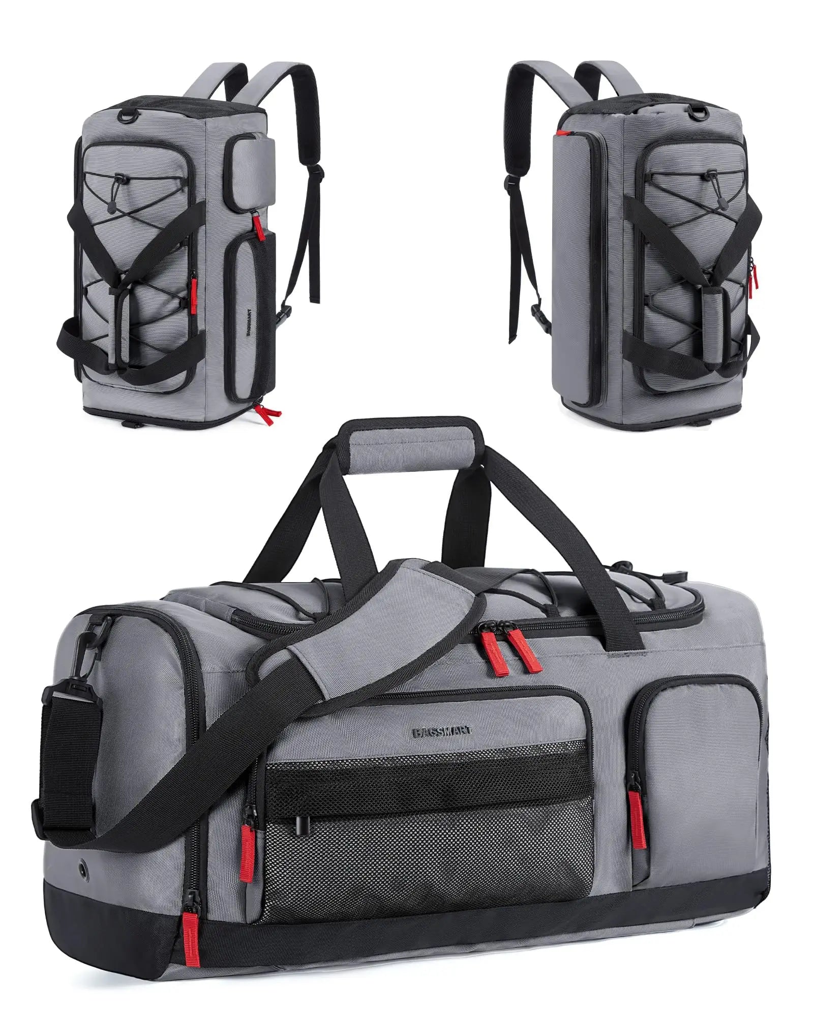 Gym Bag for Women & Men 35L Sports Travel Duffel Bag with Shoe Compartment Custom Gym Backpack