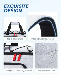 Gym Bag for Women & Men 35L Sports Travel Duffel Bag with Shoe Compartment Custom Gym Backpack