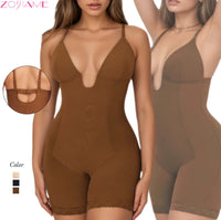Premium Body-Sculpting One-Piece Shapewear for Women with Padded Cups and Abdomen-Flattening Design