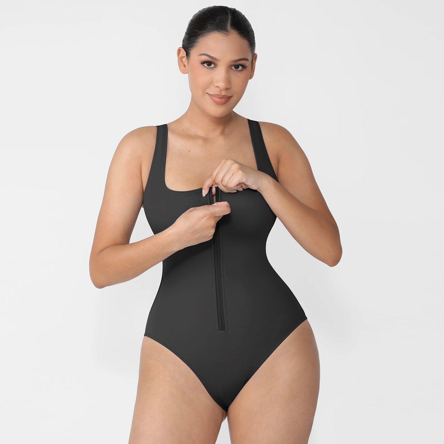 2025 Wholesale Swimwear Women'S Body Shaper plus Size Tummy Control Push up Backless Bikini Panty for Women