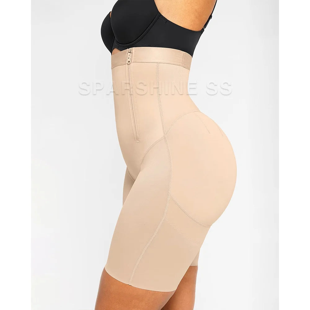 Colombian High Waist Shapewear Butt Lifter Panties for Postpartum Body Contouring and Slimming