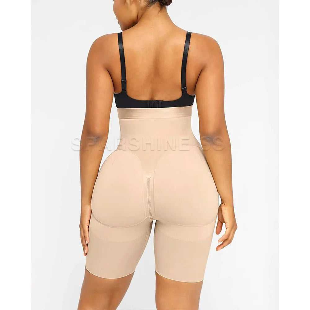 Colombian High Waist Shapewear Butt Lifter Panties for Postpartum Body Contouring and Slimming