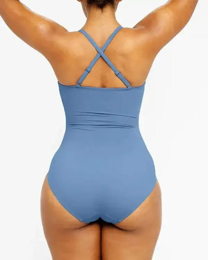 U-Ring Cut Out Shaping Swimsuit